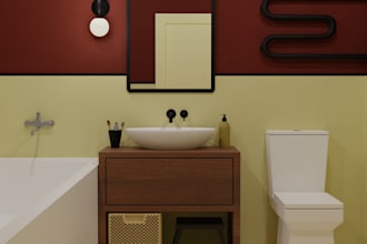 create 3d interior scenes with furniture and lighting