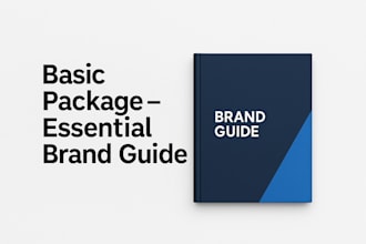 design professional brand books with logo, colors, and typography