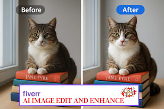 professionally upscale, fix, enhance ai low quality images