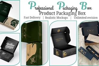 do kraft box, subscription box, cardboard box and product packaging design