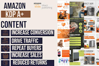 design captivating enhance brand content, amazon KDP plus content, ebc design