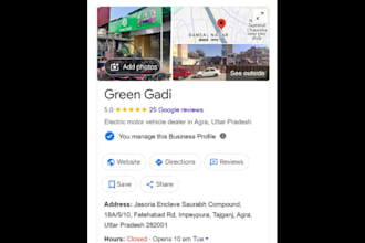set up, fix and optimize your google business profile