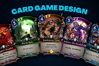 design card game tarot card tuck box playing card game board card illustration