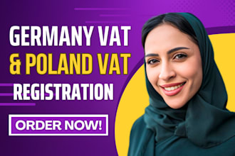 do company registration, germany vat, france vat, poland vat registration