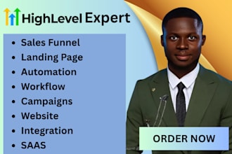 ghl landing page workflow sales funnel ghl automation website chatbot
