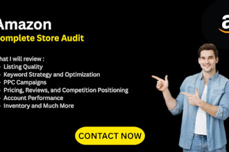 audit your amazon store and suggest key improvements