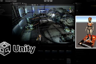 do 3d unity game development, mobile game, unity developer, multiplayer, 2d game