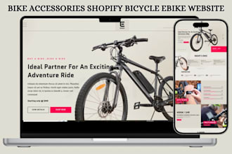 build bike shopify store scooter bicycle store electric bike accessories website