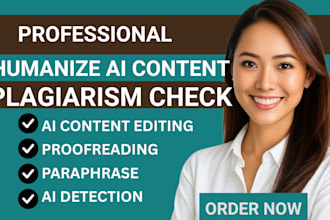 edit proofread fact check plagiarism rephrase humanize ai document editing