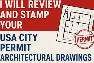 review and seal drawings with florida or texas pe stamp for permit approval