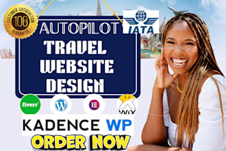 build luxury corporate boutique business travel website trip and tourism website