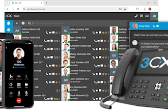 install and configure 3cx voip pbx system with did number sip trunk and ip phone