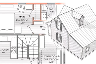 design city permit blueprints for house adu garage deck patio and shed