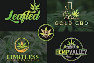 design creative cannabis, weed, hemp, cbd, marijuana and smoke shop logo