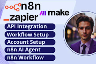 build make com n8n zapier automation with airtable ghl bots ai voice agent voip