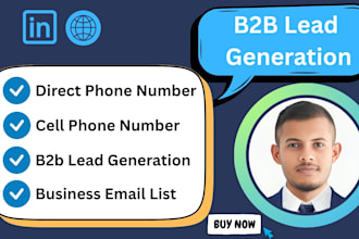 provide verified b2b leads, data enrichment, lead lists, any industry