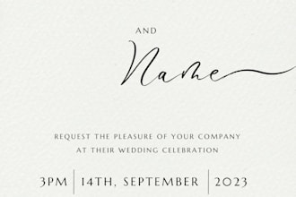 create custom invites or save the dates