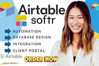 build airtable database, airtable automation,  crm setup and airtable interface