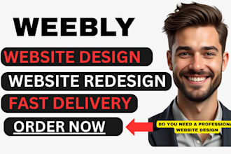 design, redesign weebly, webflow, wix ecommerce, godaddy, squarespace with SEO
