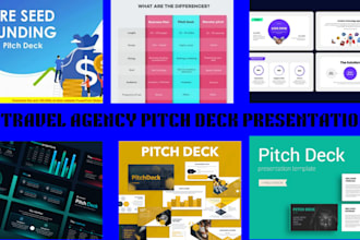 create travel agency google slide travel agency  pitch deck power presentation