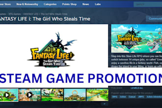 do indie steam game promotion steam wishlist promotion