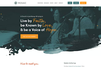 build a responsive church website church leads sermon website donation website