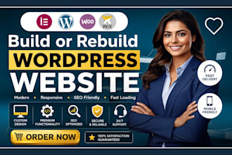 design a nonprofit charity or church wordpress website with donation setup
