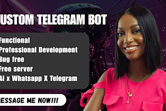 create custom advanced telegram bot telegram chatbot airdrop bot cryto bot