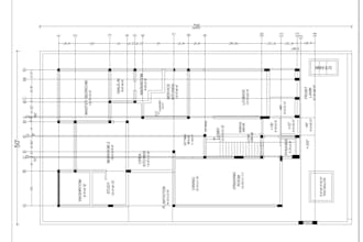 do 2d plan and structural designing of residential and commercial buildings