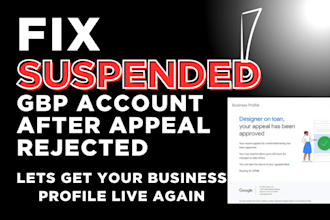 reinstate denied google business profile suspension recover rejected gmb appeal
