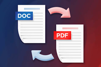convert ms word file to PDF and voice versa