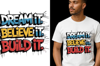 do custom vintage t shirt design, streetwear clothing brand for etsy shop