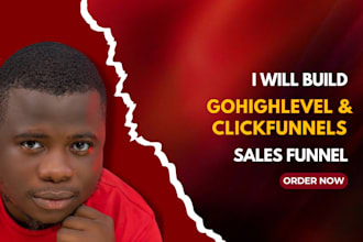 build gohighlevel, clickfunnels funnels