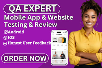 test your mobile app, website, game app and give detailed user review feedback