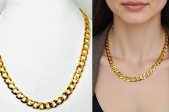 create realistic ai model for your jewelry mockup, necklaces and apparel product