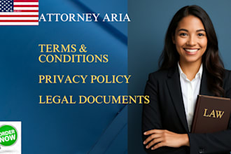 write legal contract, agreement, terms and condition, privacy policy