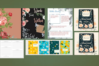 design daily devotional memo, amazon kdp journal, prayer journal, diary template