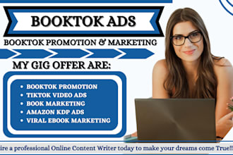 promote your book or ebook on booktok tiktok for viral sales and KDP marketing