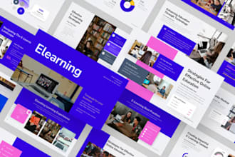 create a professional elearning course presentation in canva or powerpoint