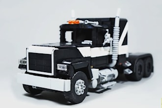 custom 3d lego design, lego technics, car design, toys, house, moc, pdf manuel