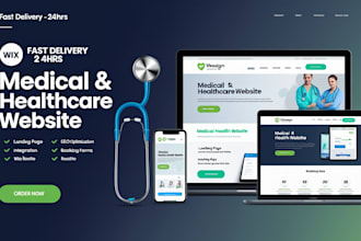 do medical doctor portfolio website design, health and wellness telemedicine app
