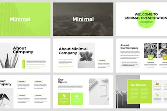 design modern real estate powerpoint presentation to showcase property listings