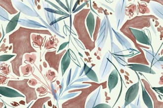 create custom repeated prints for fashion wallpapers or stationery