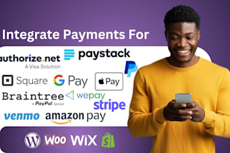 payment gateway integration custom wordpress iptv app stripe wise shopify liquid