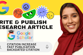 write and publish research article to increase citation on your google scholar