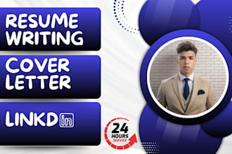 write your CV, cover letter, linkedin profile and edit your professional photos