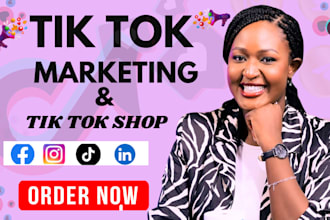 be your tiktok manager and tiktok promotion