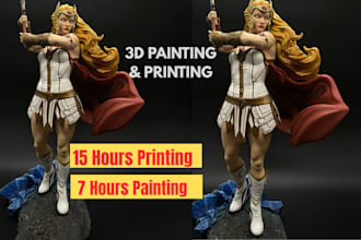 print paint miniature painting warhammar painting action figure model