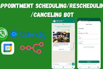 n8n whatsapp automation appointment scheduling canceling googlecalendar calendly
