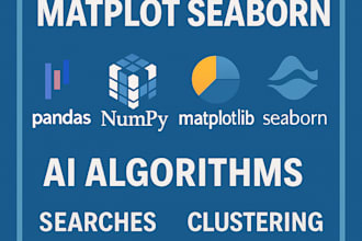 code ai algorithms and do data analysis using python, pandas, and numpy